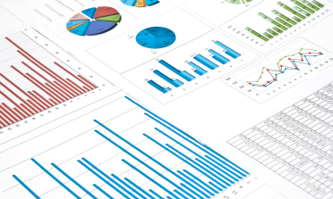 image of bar charts and graphs. S Dashkevych / Shutterstock